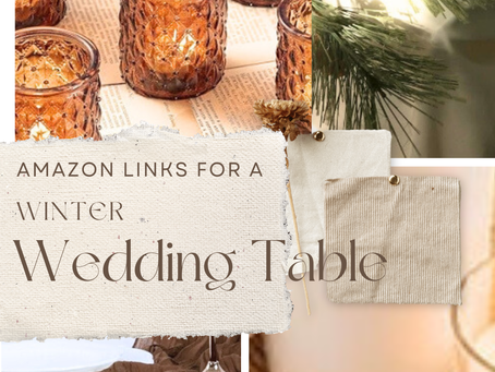 Curated Winter Tablescape Links