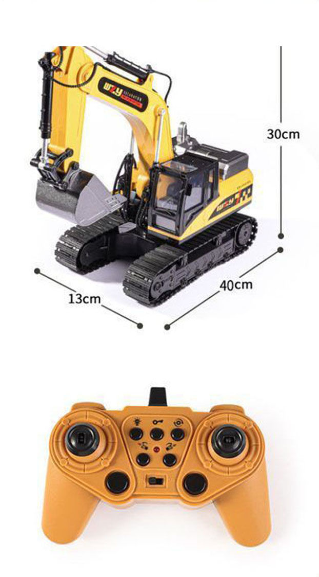 Yellow Rechargeable Wireless Digger Toy for Kids