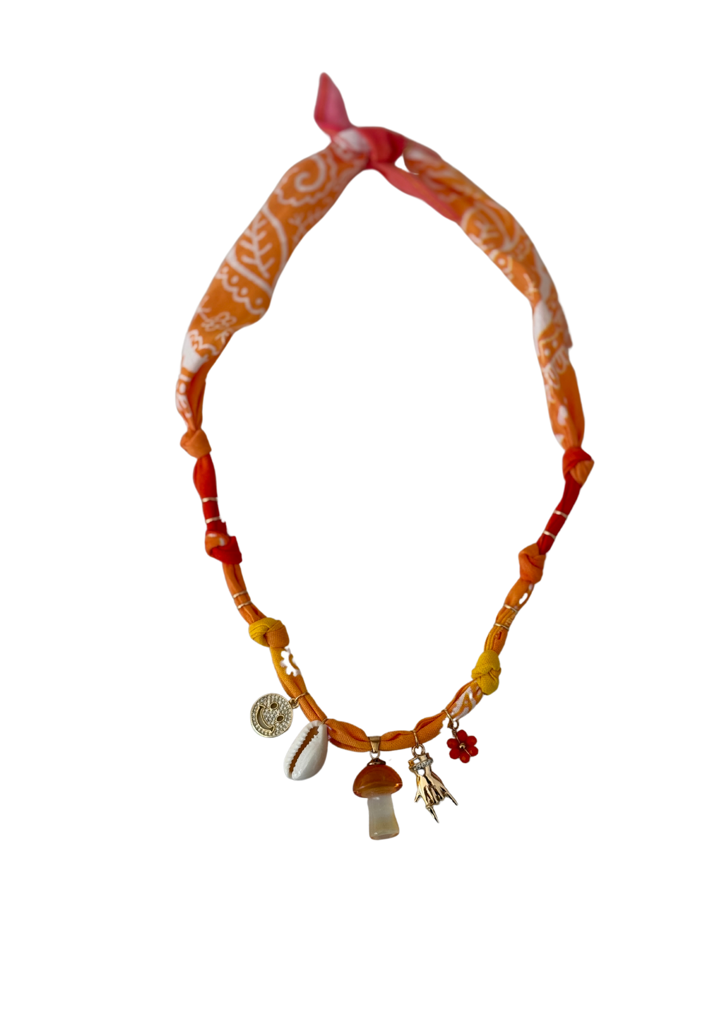 Collier Ibiza Sunrise champi verre