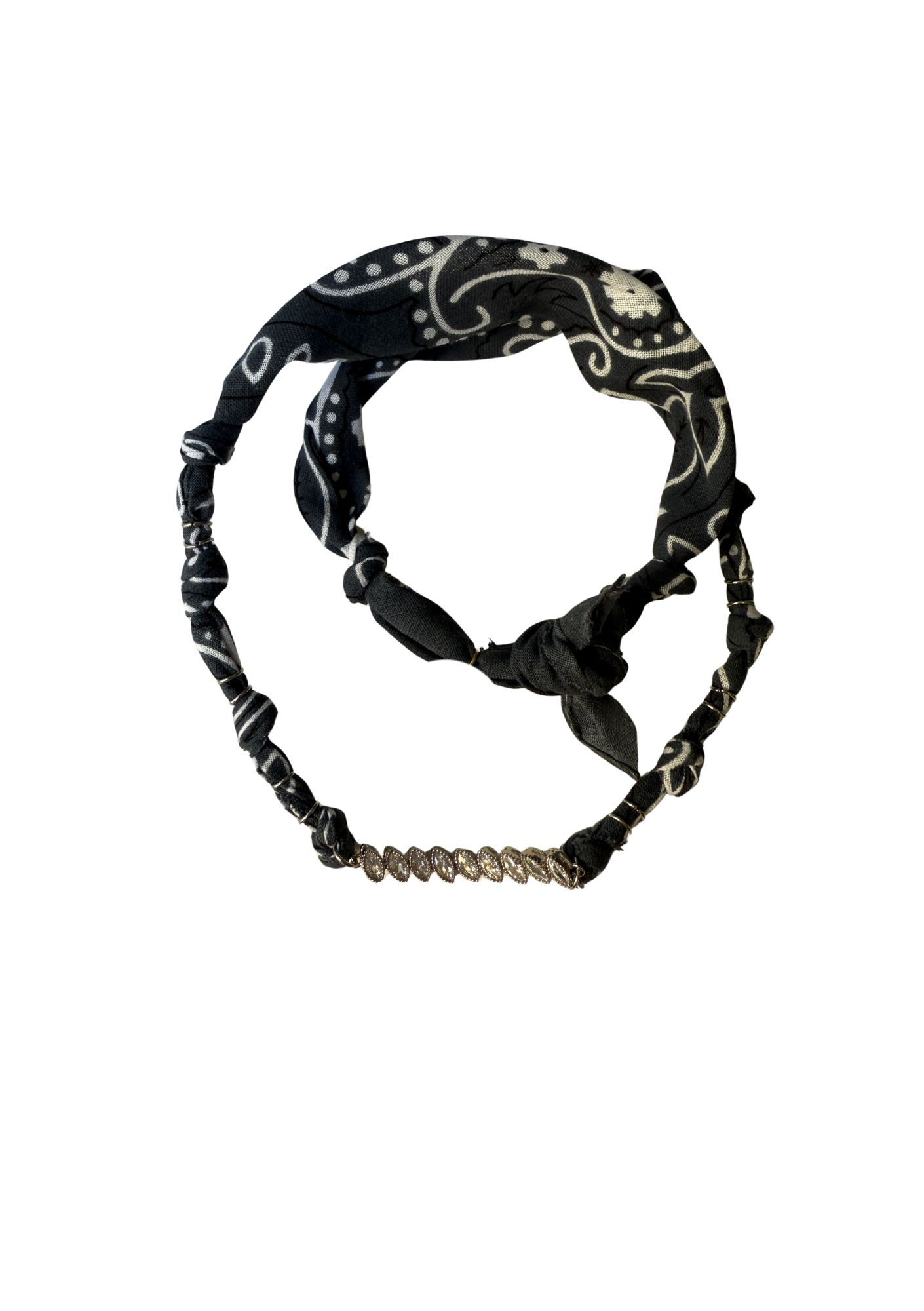 Collier « Gold and Silver » chaine gris 