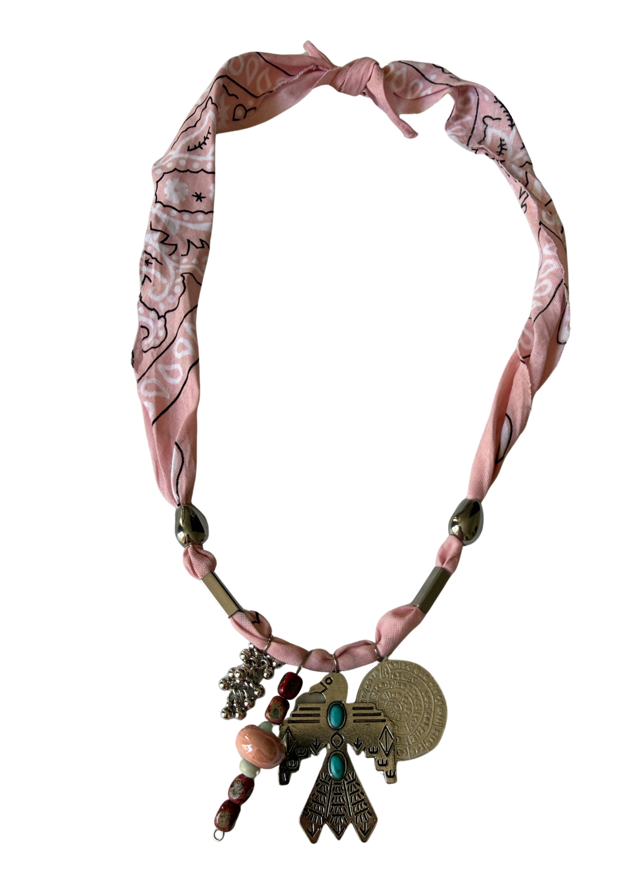 Collier « Hopi »  Pièce Blush 
