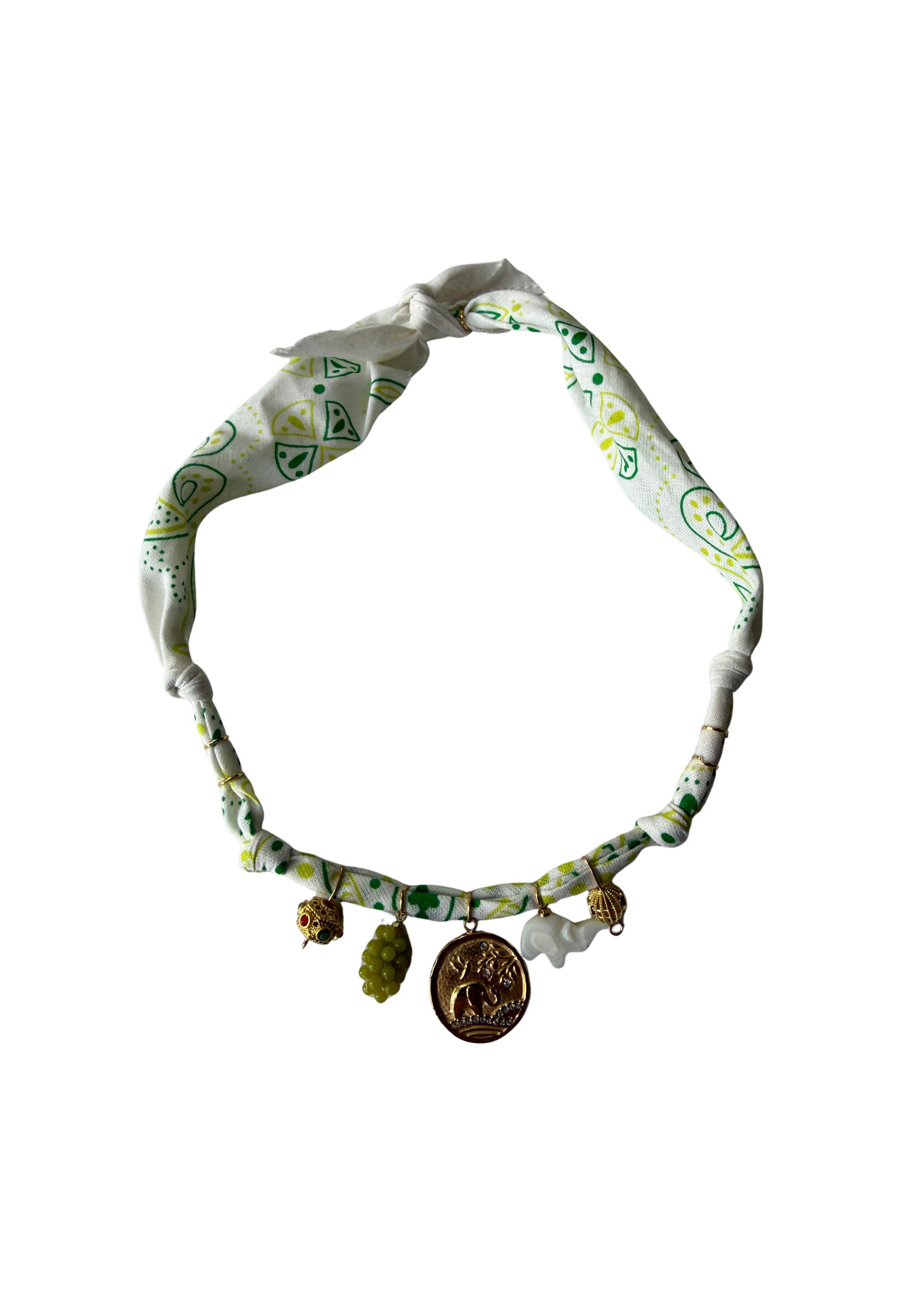 Collier « Bali » médaille citrus