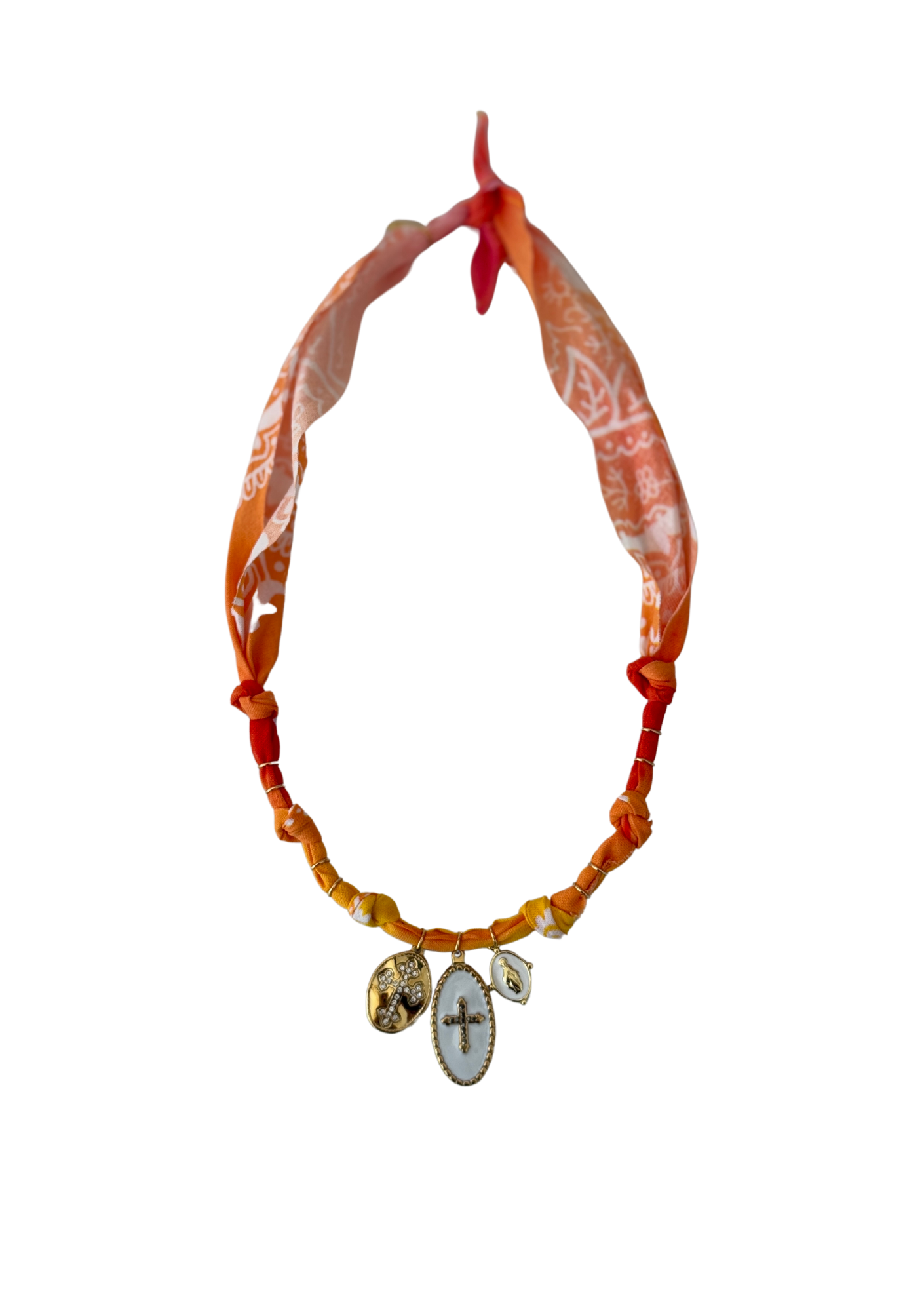 Collier Ibiza Sunrise croix boho 
