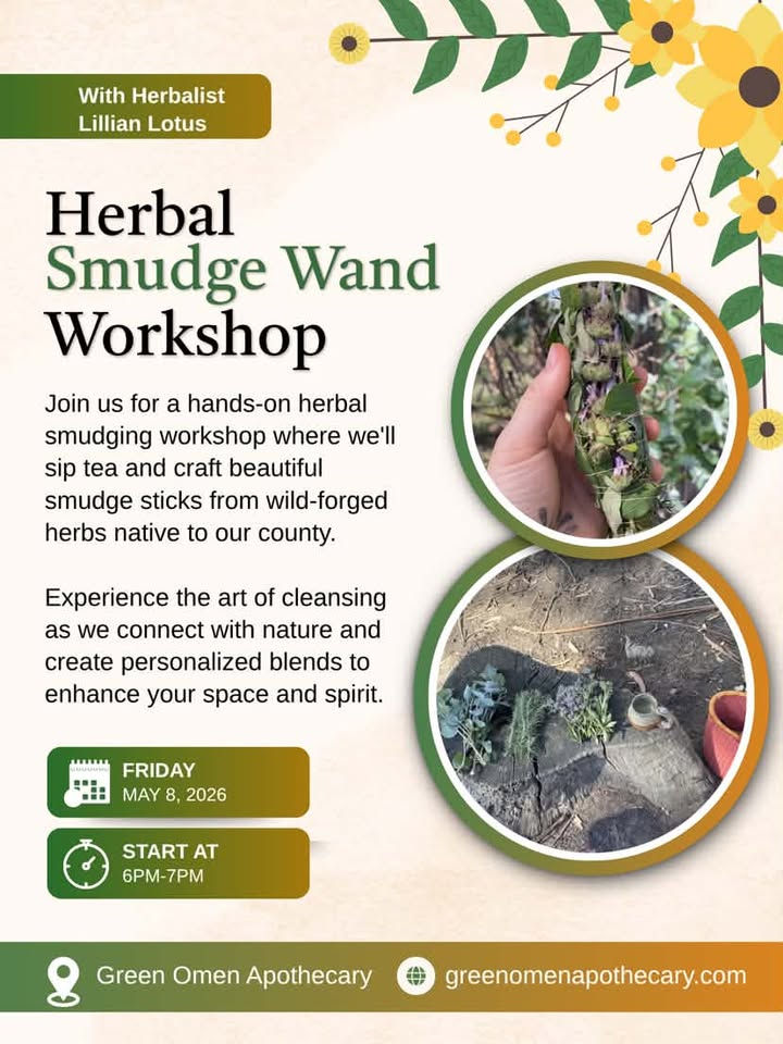 Herbal Smudge Wand Workshop