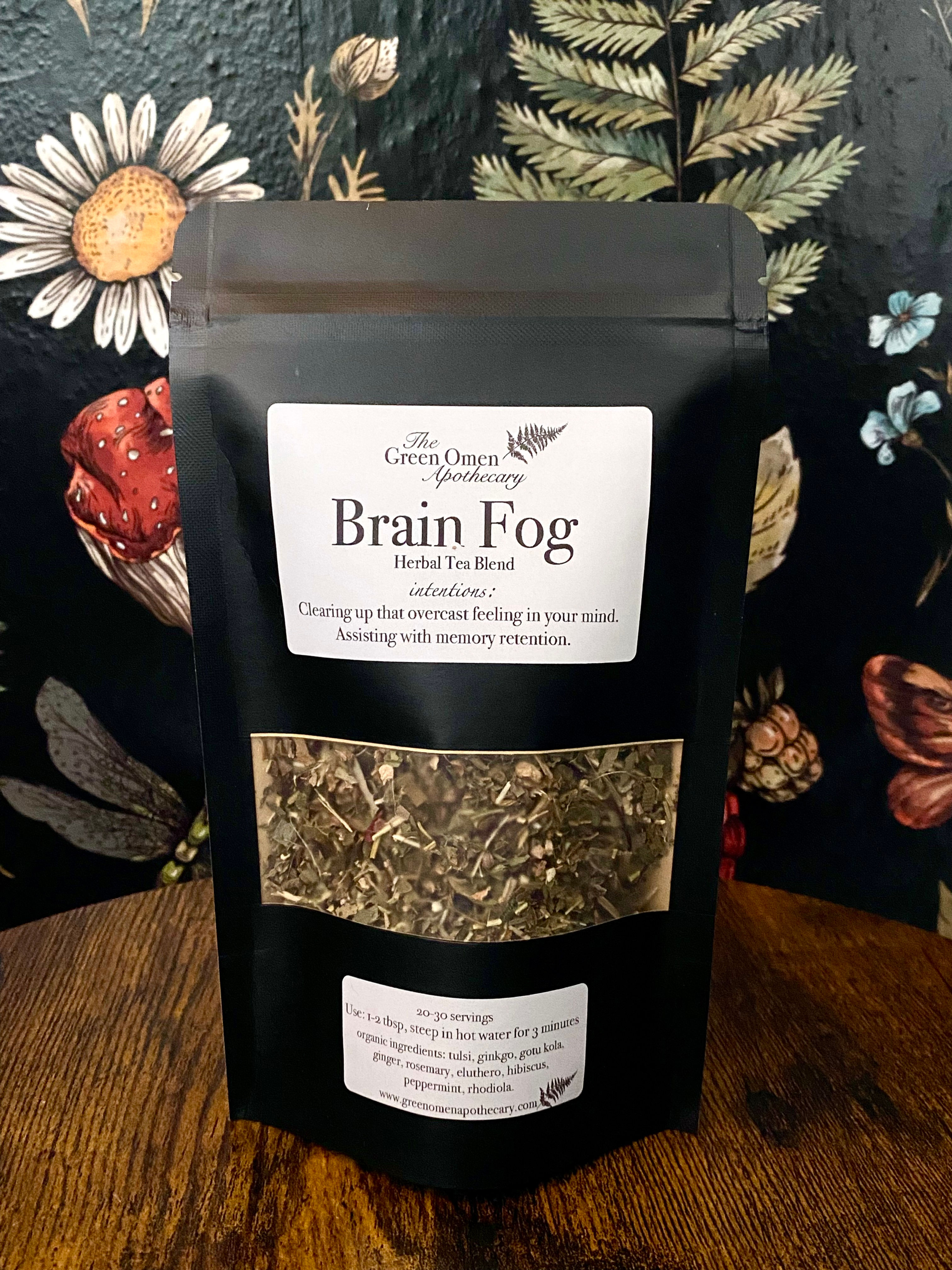 Brain Fog, Herbal Wellness Tea Blend