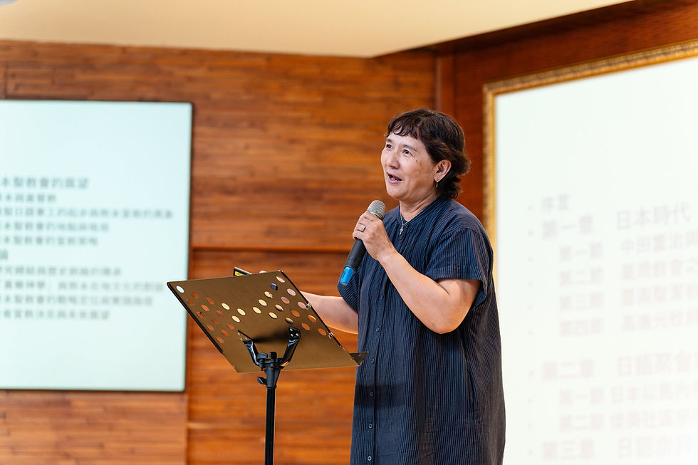 川路祥代傳道按牧論文發表 台南聖教會日語事工的過去和未來|教會消息