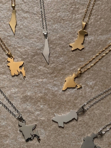 Custom Map Necklace Choose any - File