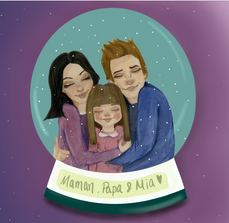 ∆ Maman, papa et Mia 