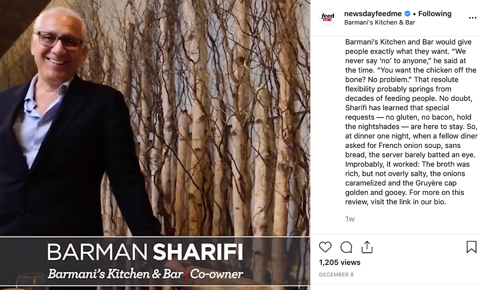 Instagram post with video