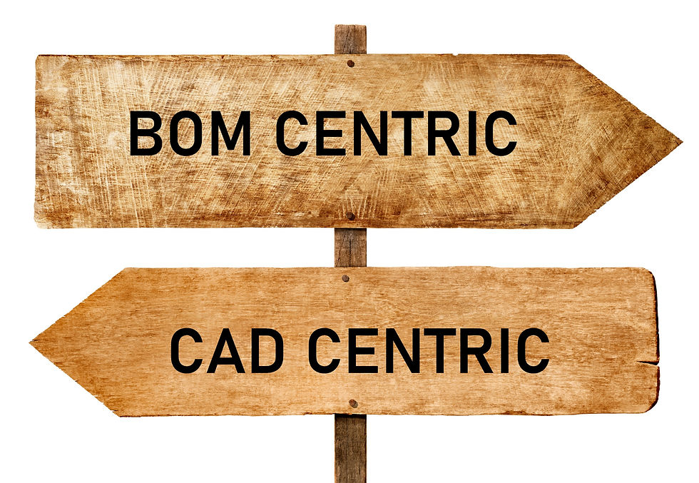 BOM-Centric vs. CAD-Centric: Unveiling the Approaches