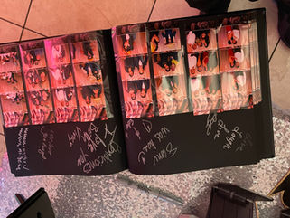 Scrap booth from wedding photo booth