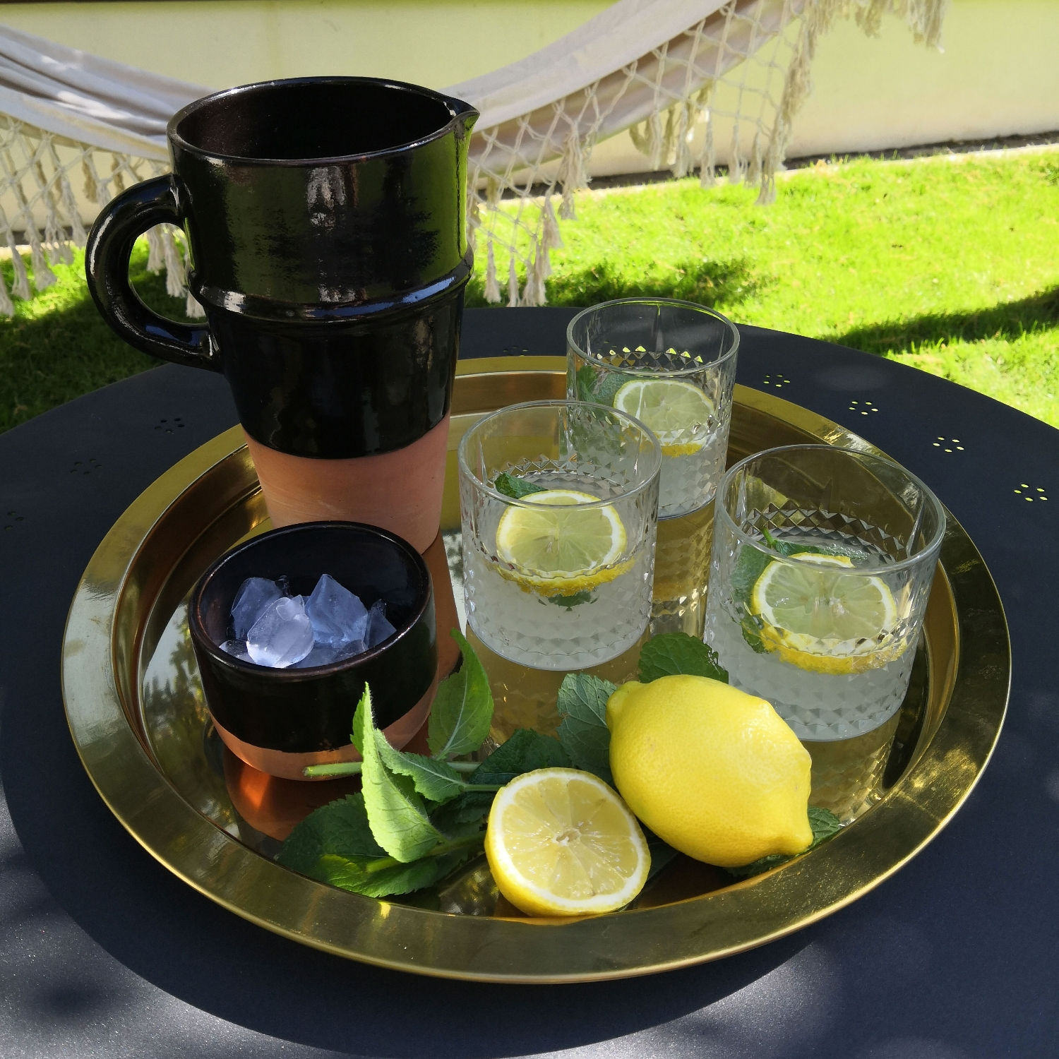 Carafe & cup ZARMIN Noir