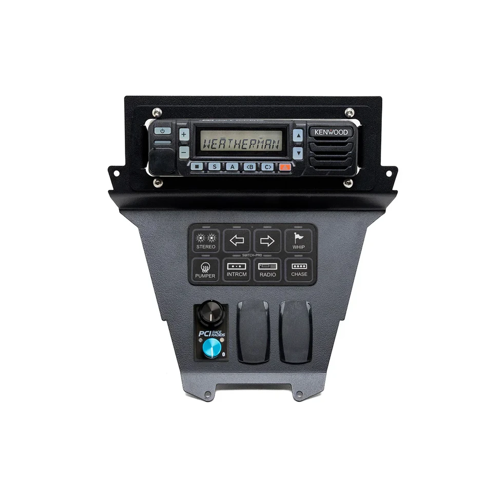 Polaris 2025 RZR Pro R equipped with Kenwood radio and Rocker intercom communications package