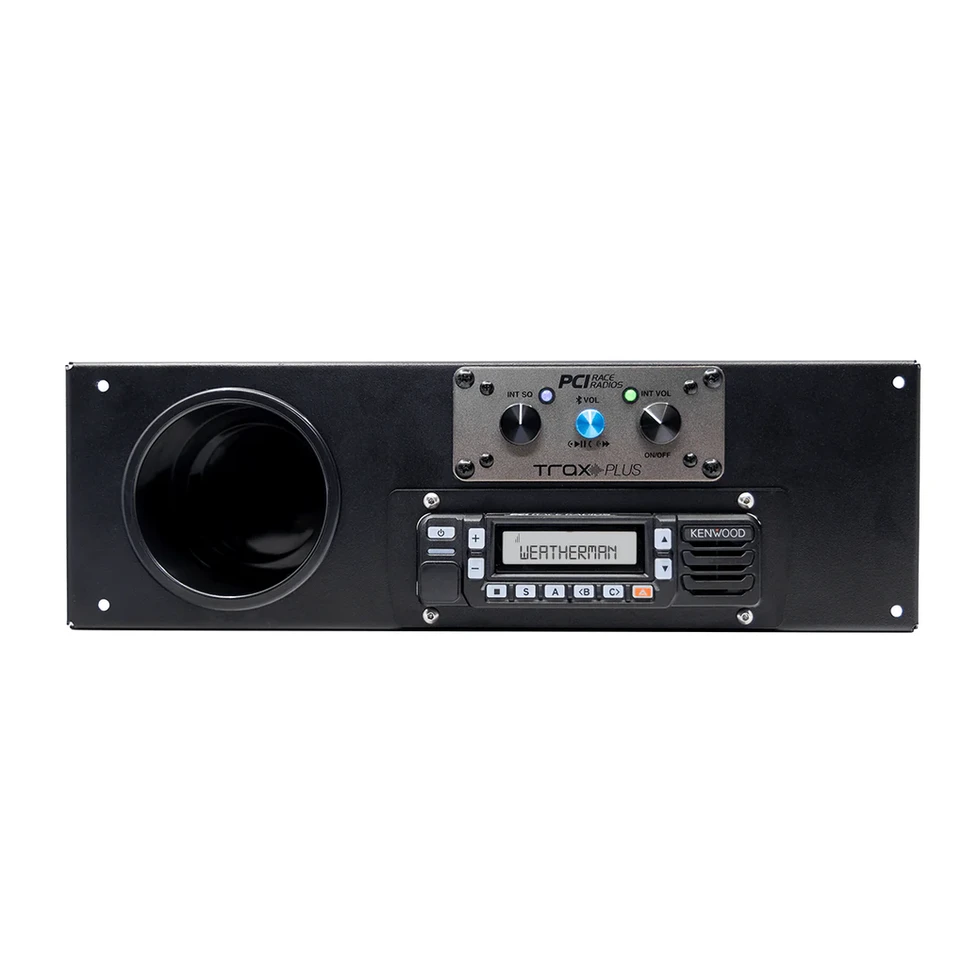 Radio and intercom bracket designed for Can-Am Maverick R dash mounting