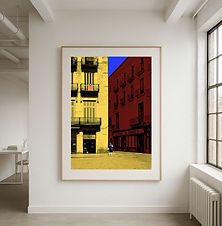 Print Citizen Girona in Red, Yellow and Blue