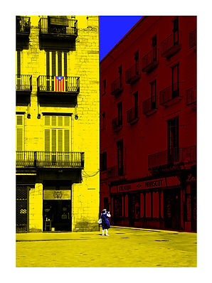 Print Citizen Girona in Red, Yellow and Blue