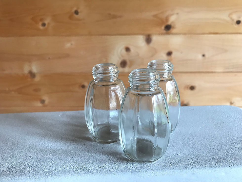 Round Glass Jars
