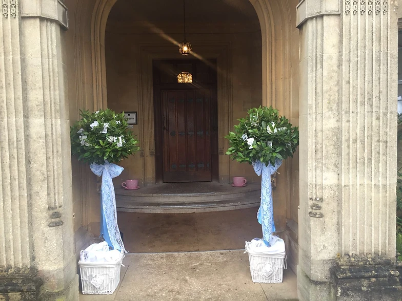 Wedding Venue Decoration Bristol Bath Wiltshire Decorated Real Bay Trees