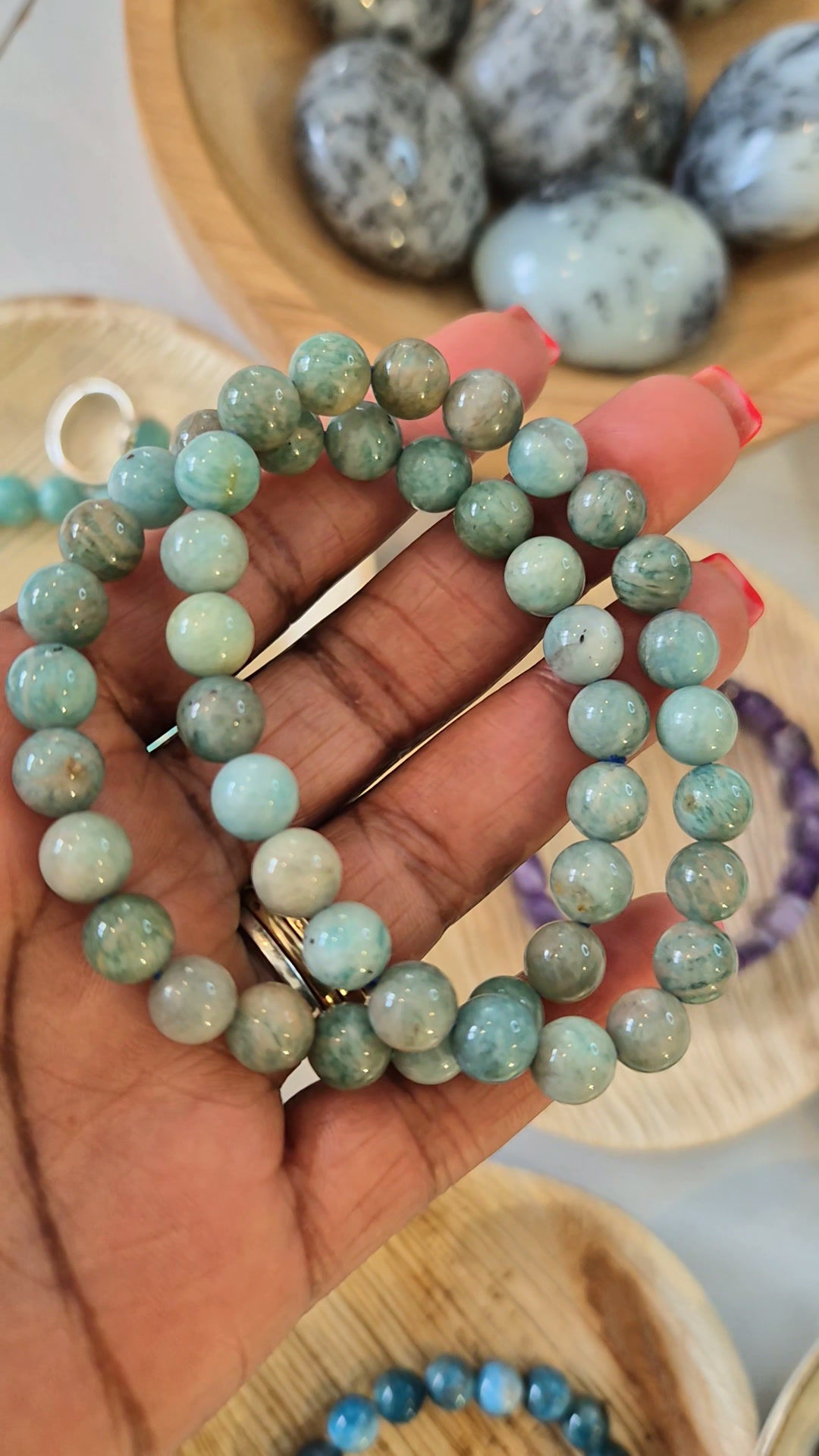Bracelet en Amazonite