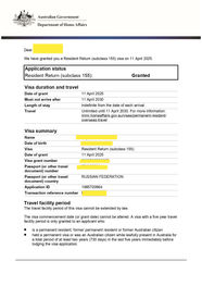 Important Reminder for Australian PR Visa Holders