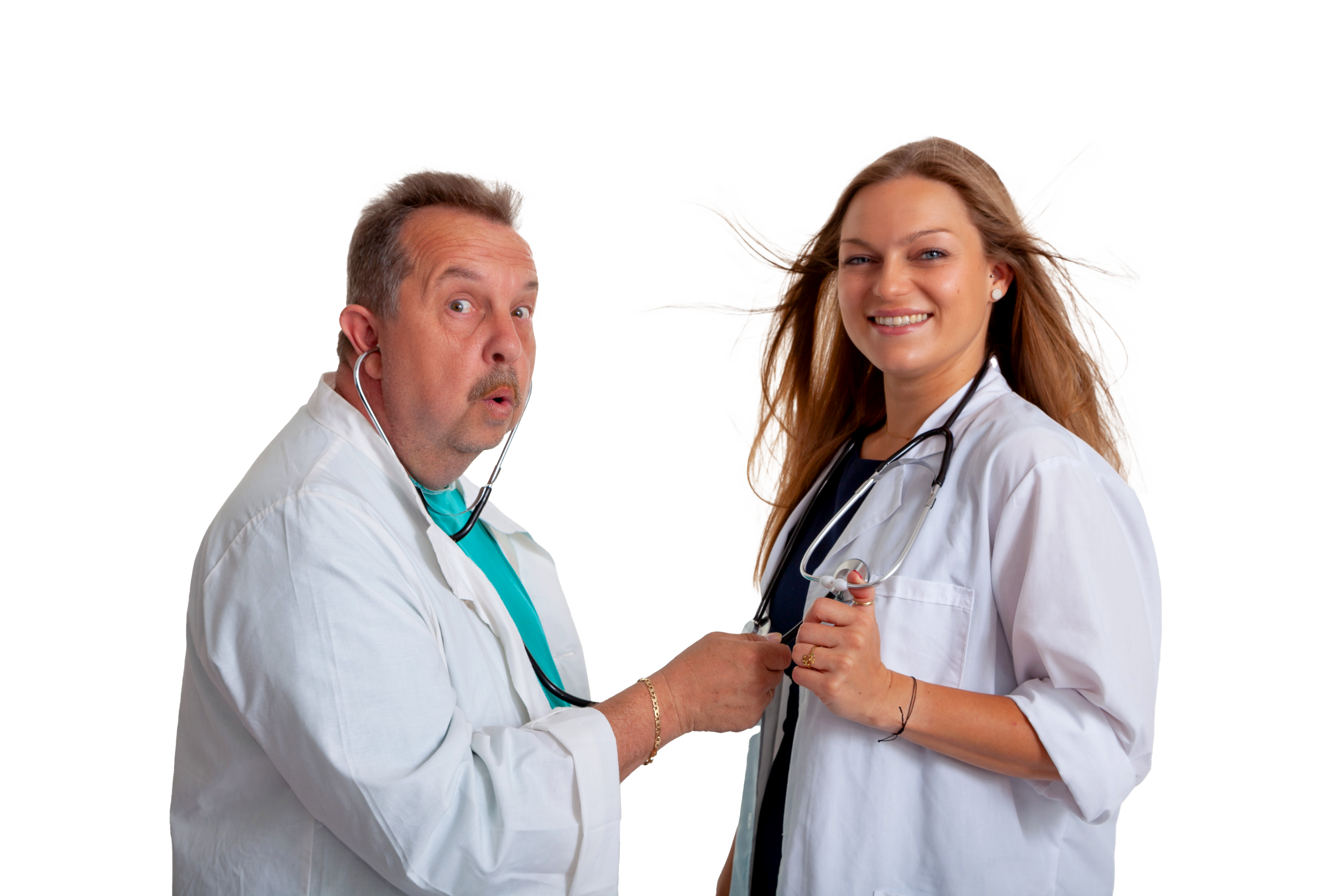 Thomas Hauser und Melanie Schneider bei Doktorspiele
