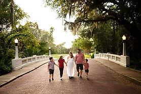Sunset candid maternity session at Dickson Azaela Park Florida