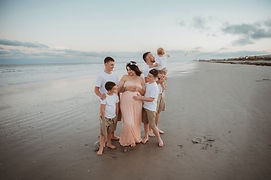 Vacation Maternity photoshoot at Sundown, Jetty Park, Florida