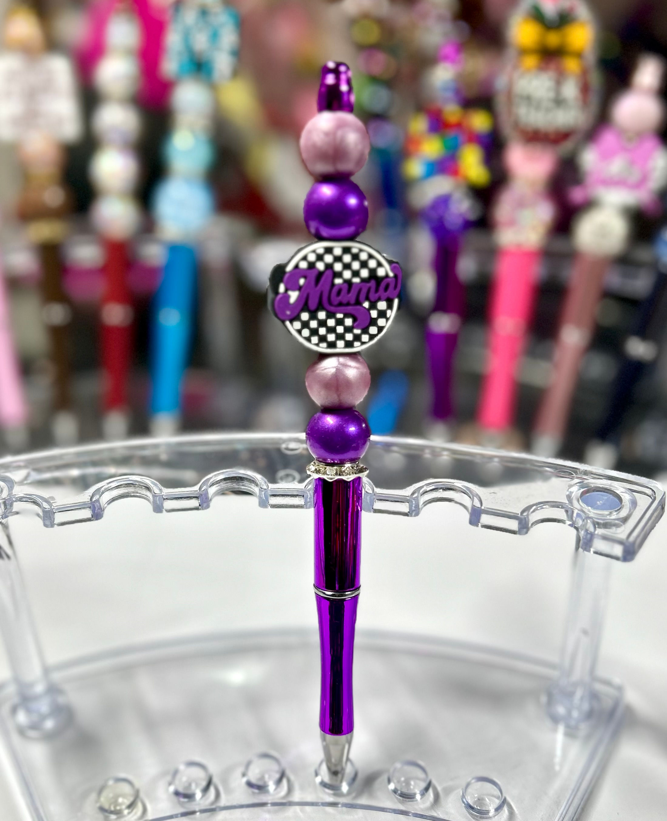 Sweet Purple Metallic "Mama" Pen