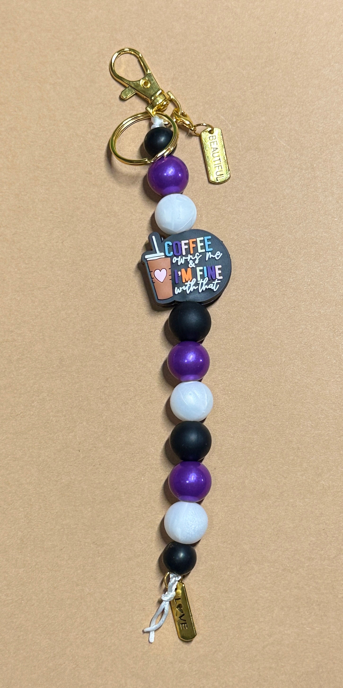 "Coffee Owns Me" Keychain