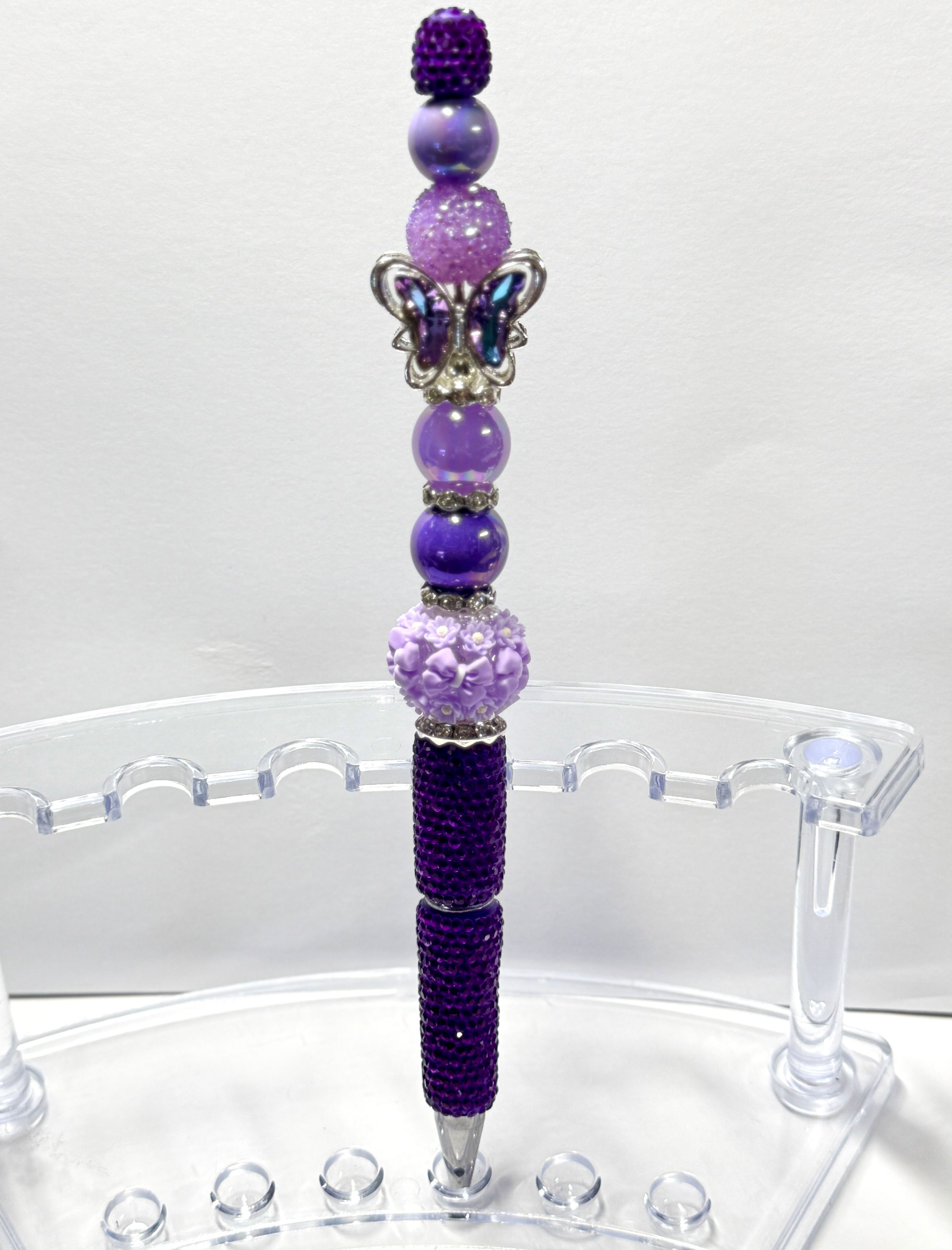 Beautiful Purple Rhinestone Pen