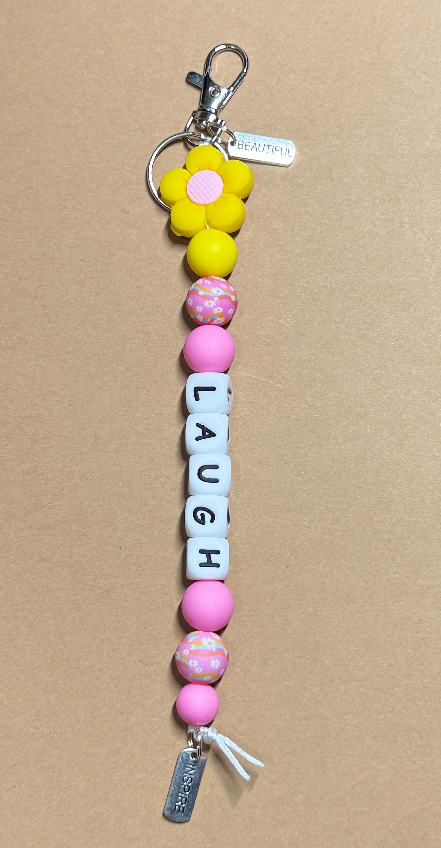 Remember to Laugh Keychain