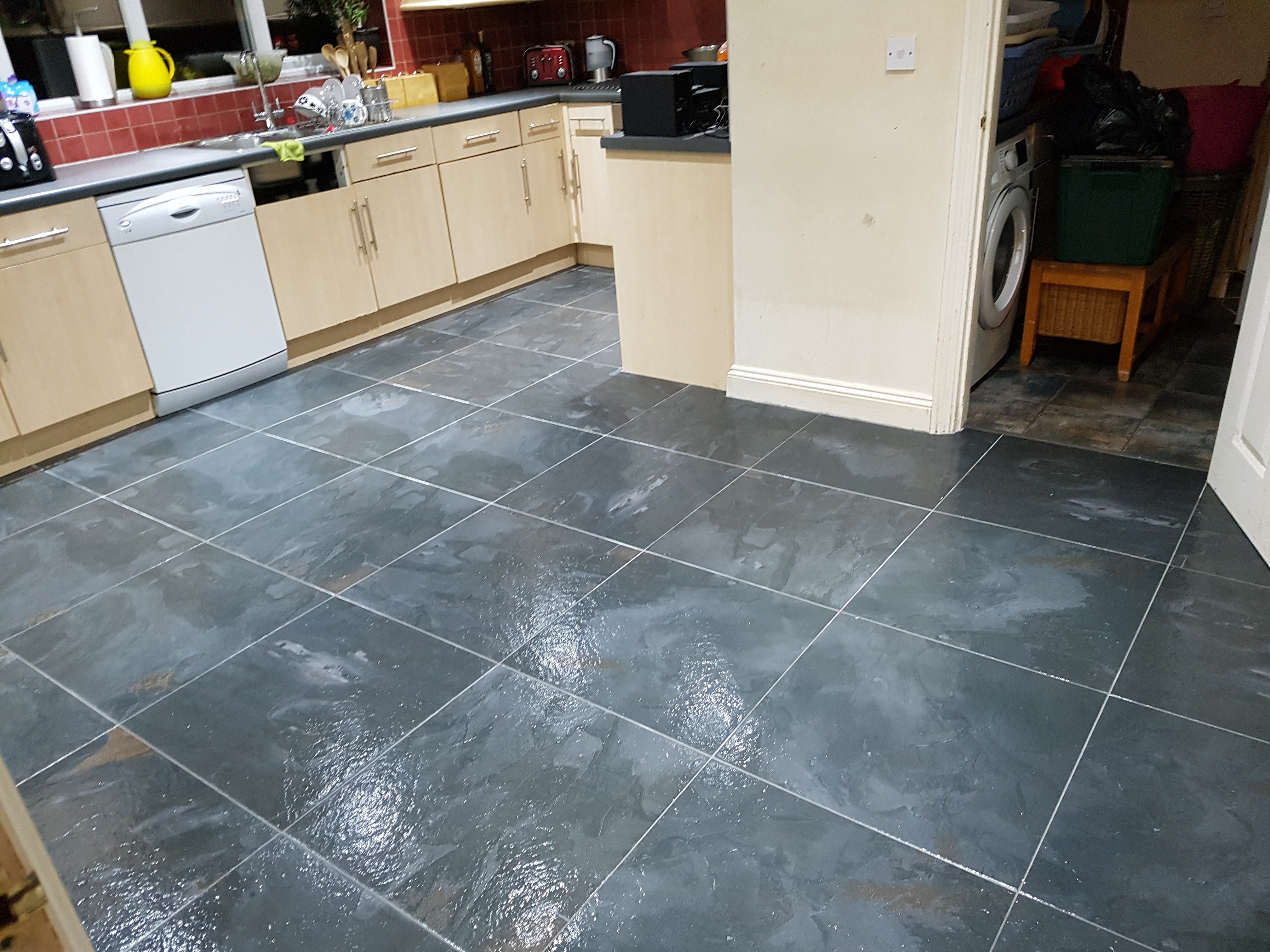 porcelain floor tiling