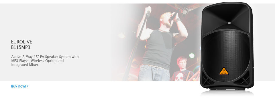 Miniatura: B115M  15" 1000W   MP3,WIRELESS Y MEZCL. INTEg.