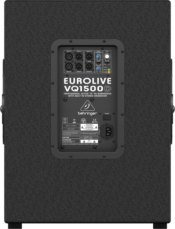 Miniatura: VQ1500D BAFLE BEHRINGER SUBWOOFER VQ1500D