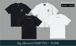 Big silhouette"EMB"TEE