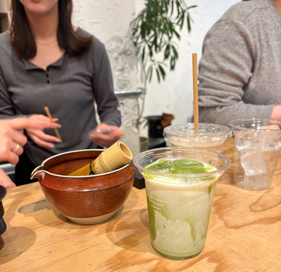 Again, look at that delicious and creamy looking matcha!