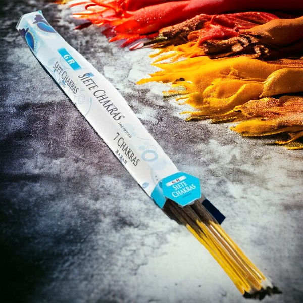 Αρωματικά Στικ Λιβανίσματος G.R. Incense – 7 Chakras  (20 Τεμάχια)