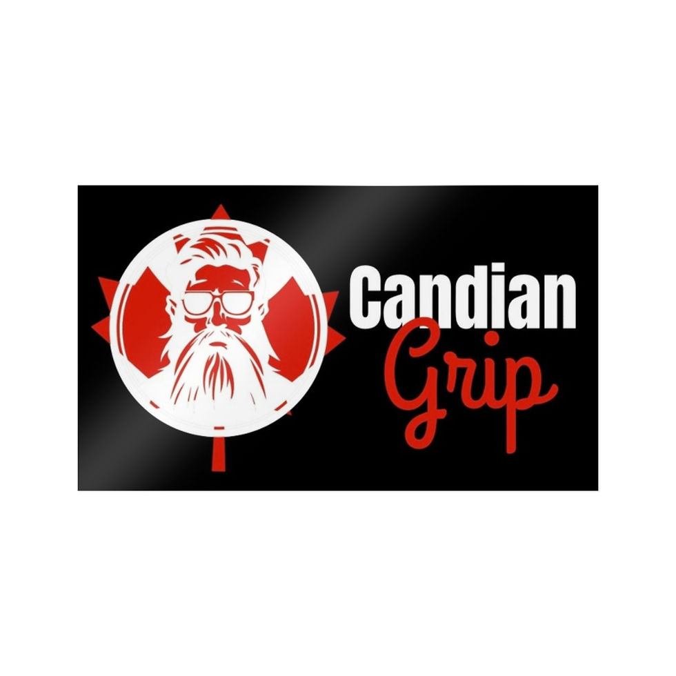 Die-Cut Stickers | Candian Grip | Vinyl Decals f, Laptop, Car, Skateboard, Gift