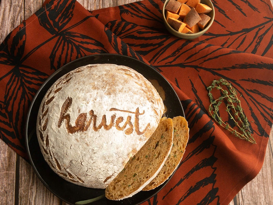 Sweet Potato Sourdough Bread