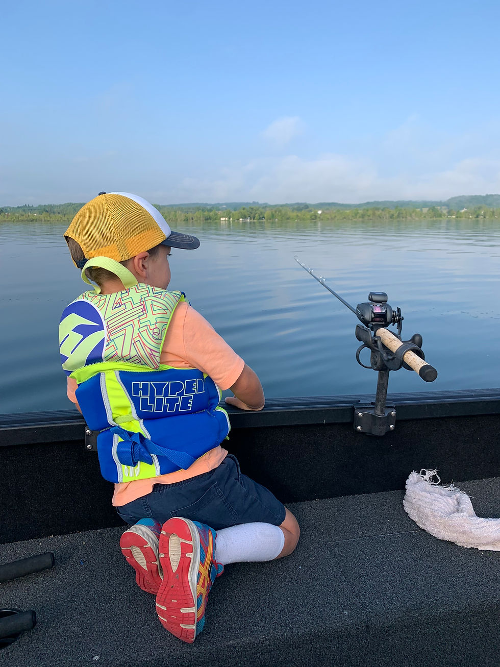 Patiently waiting for the "strike"!