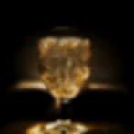 Orange Sparkling Wine Glass