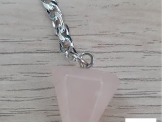 Pêndulo de Quartzo Rosa