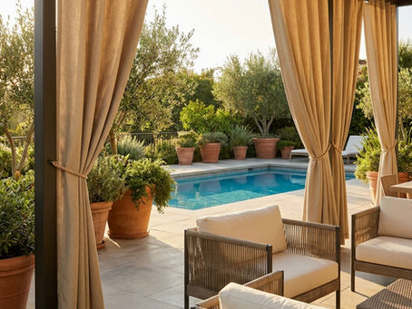 Stylish Sunbrella Outdoor Curtains for the Perfect Father's Day Gift