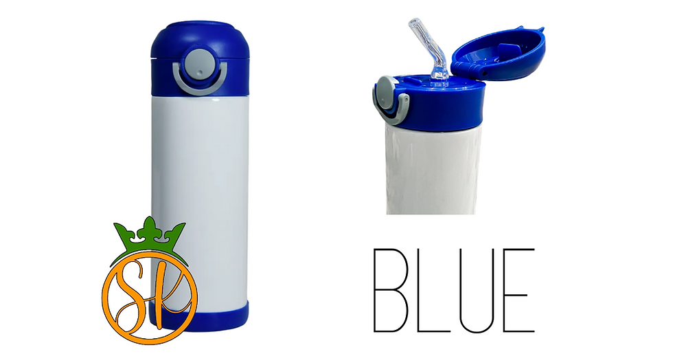 Thumbnail: 12oz Kids Water Bottle | Stainless-Steel Tumbler | Handle | Sublimation Blanks