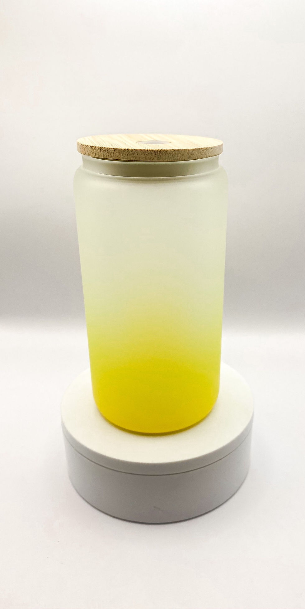 Thumbnail: 16oz Color Ombre Frosted Glass