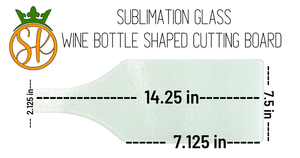Thumbnail: Sublimation Glass Cutting Boards: Two Style Options