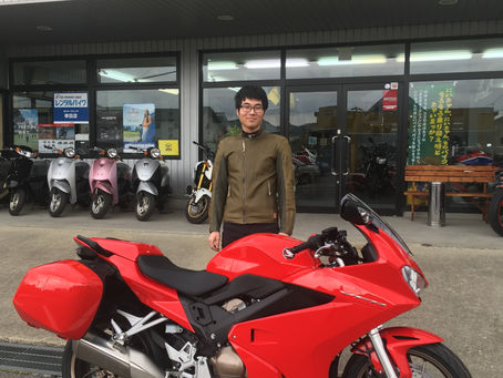 本日の納車② VFR800