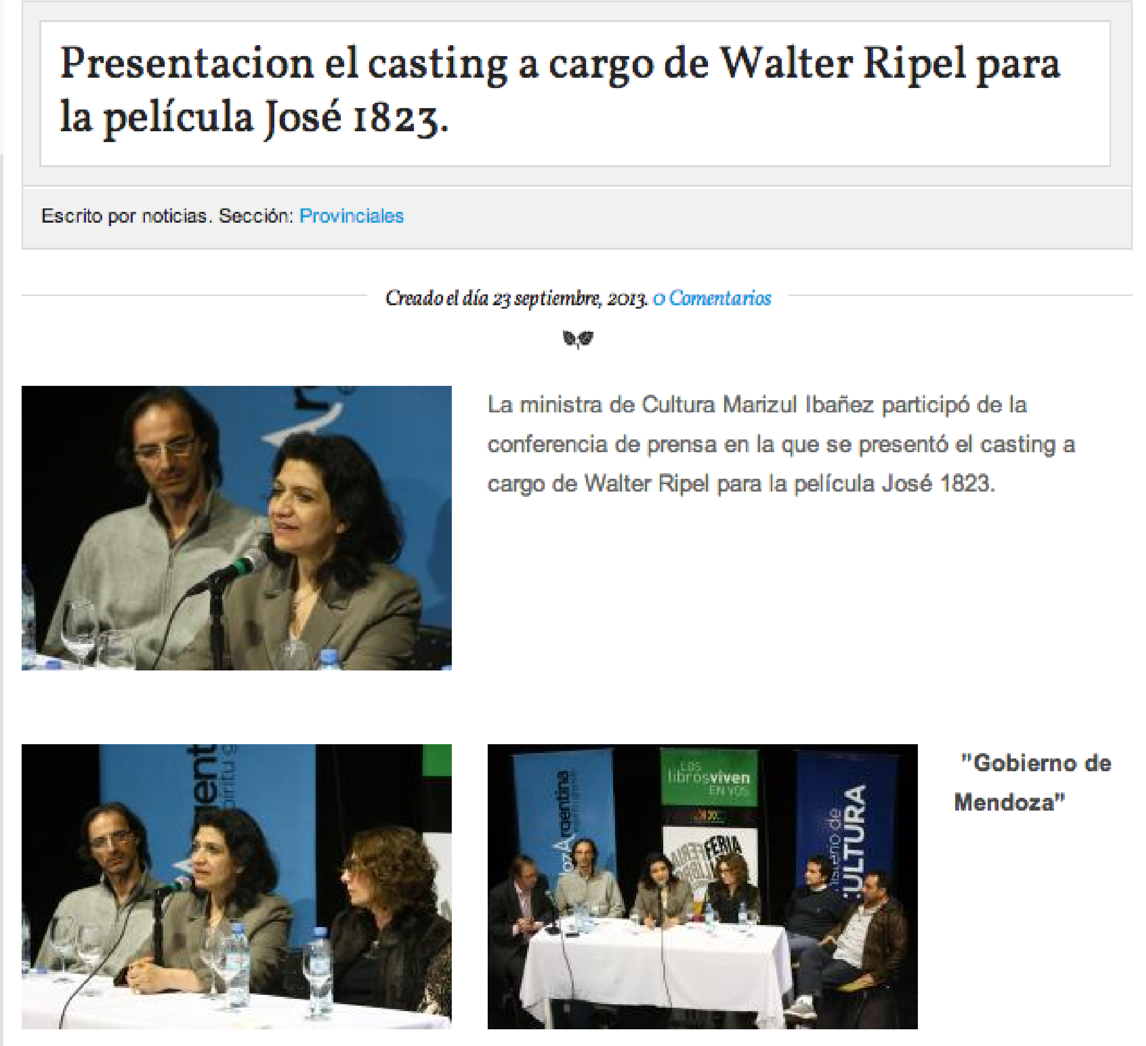 Nota en Otras Voces Mdz