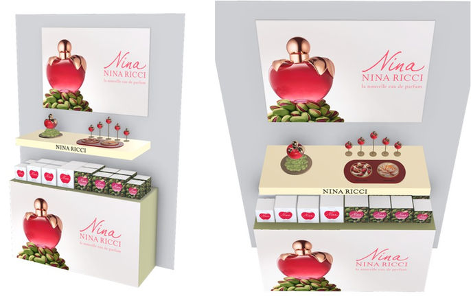 NINA RICCI - Nina 2026 - Anniversaire des 20 ans - Validation des matières, rendus 3D sketchup HOG Nocibé
