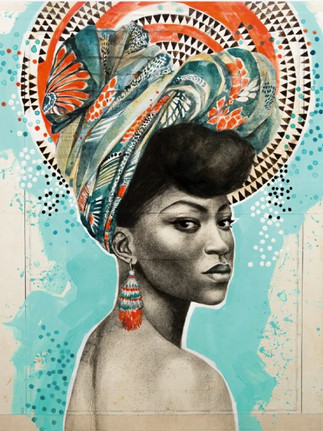 Paper Art Print - Trinidad en couleur - Stephanie Ledoux